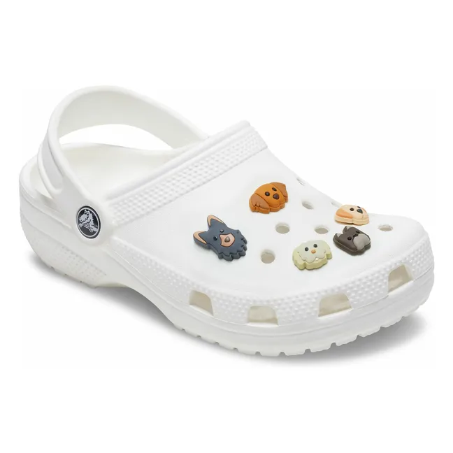 Set of 5 Jibbitz Puppies | Brown