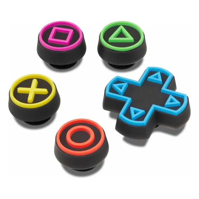 Set de 5 juegos Jibbitz | Negro