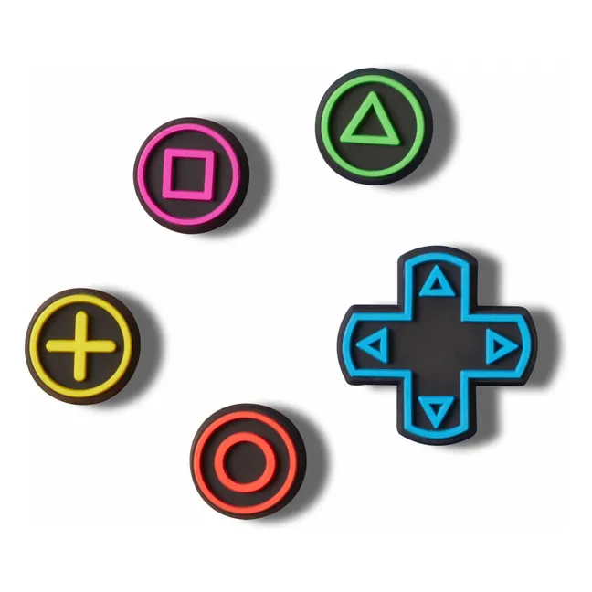 Set de 5 juegos Jibbitz | Negro