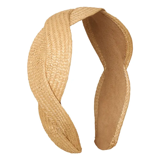 Cerchietto Alice Raphia | Beige
