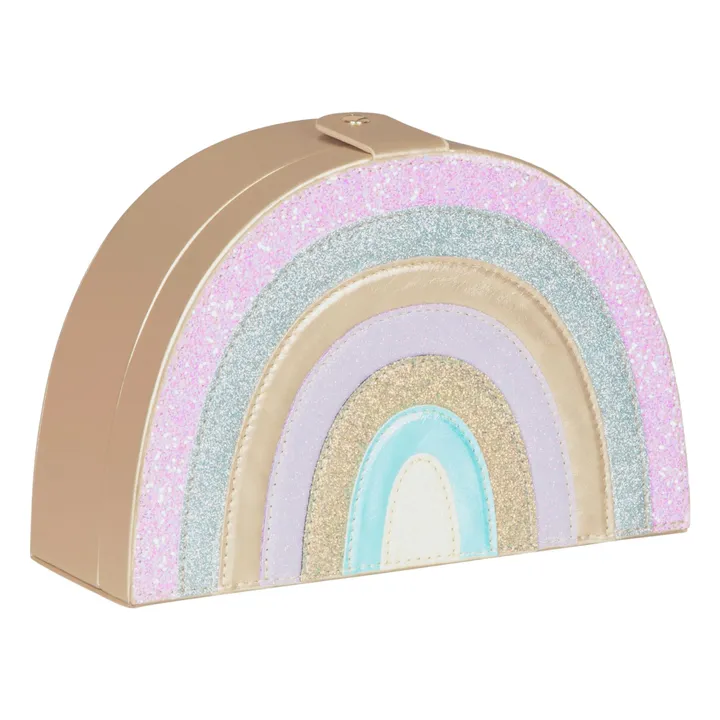 Boite à Bijoux Arc-en-ciel | Doré- Image produit n°0