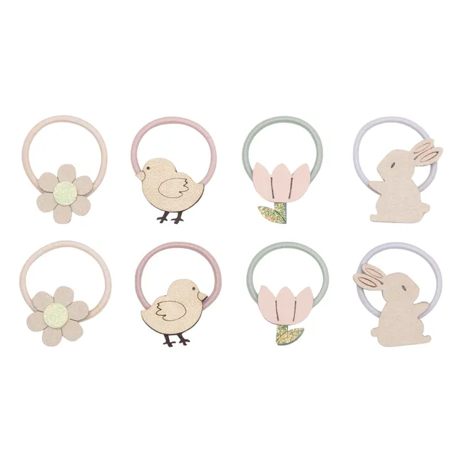 Confezione da 8 Mini Chouchous di Pasqua | Beige