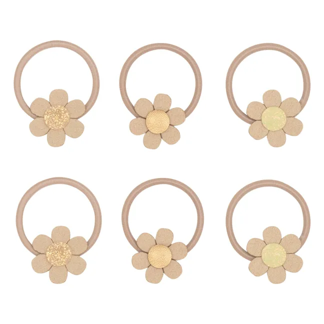 6er-Pack Kamille-Löckchen | Beige