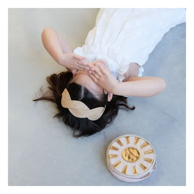 Diadema Alice Raphia | Beige