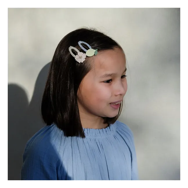 Lot 4 Barrettes Citron | Jaune