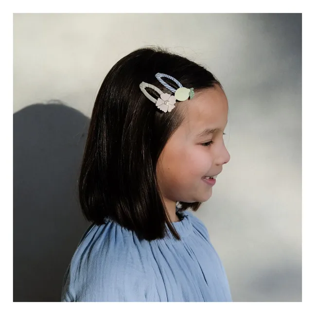 Lot 4 Barrettes Citron | Jaune
