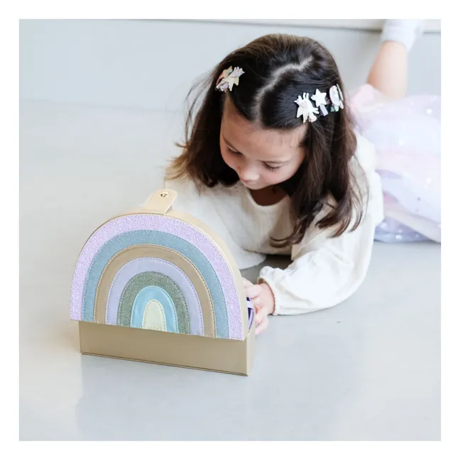 Rainbow Jewelry Box | Gold