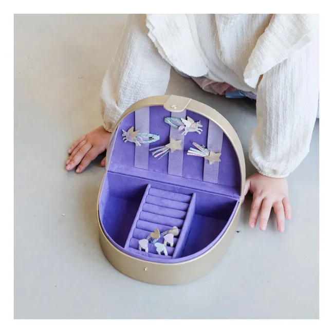Rainbow Jewelry Box | Gold