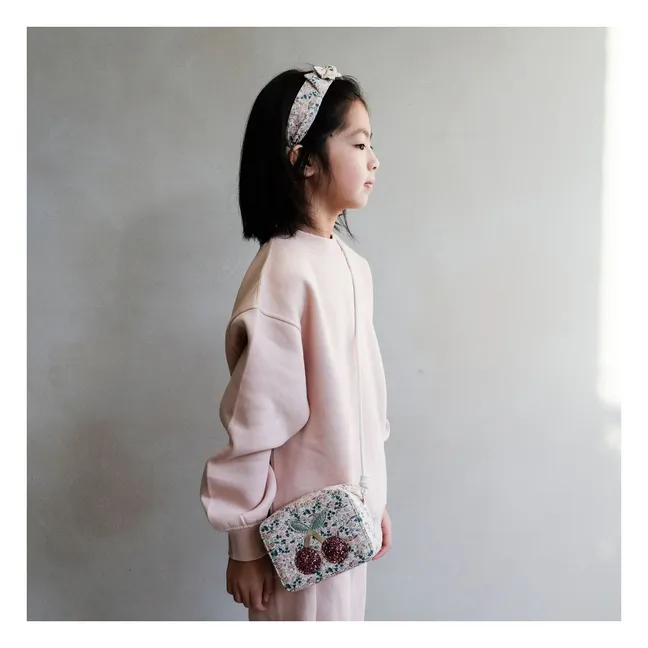 Sac Cerise Fleuri | Rose
