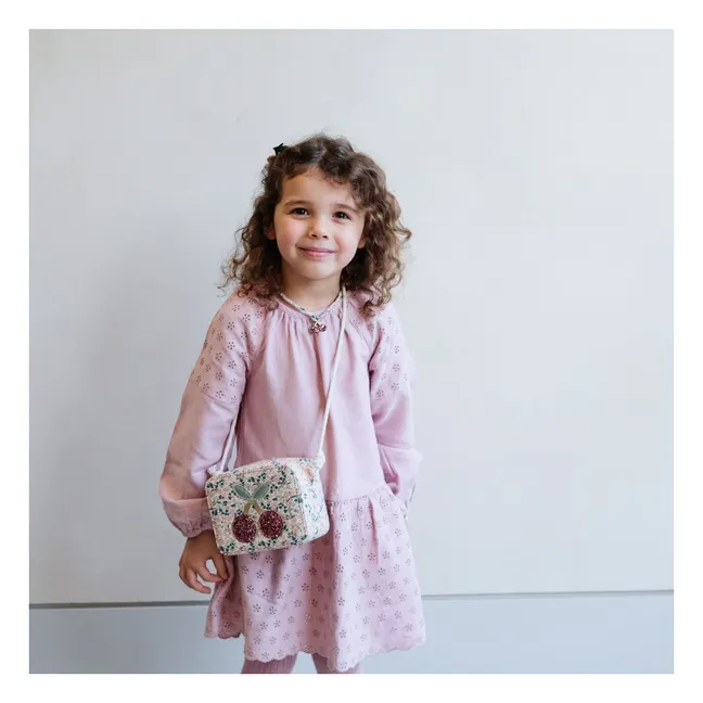 Sac Cerise Fleuri | Rose