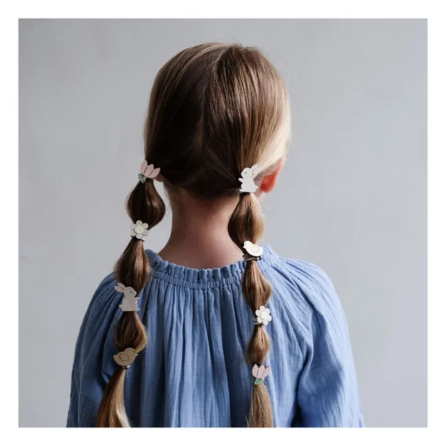 Confezione da 8 Mini Chouchous di Pasqua | Beige