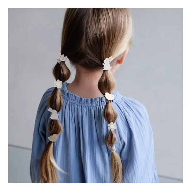 Lot 8 Mini Chouchous Ostern | Beige