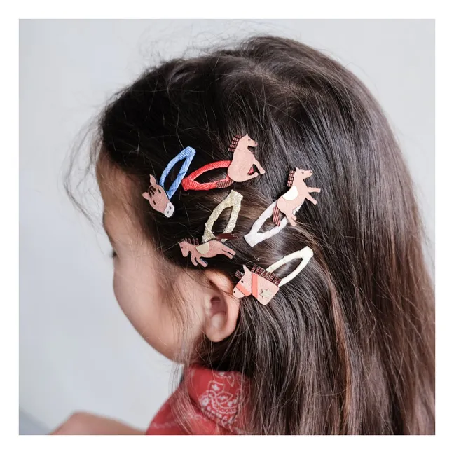 Confezione da 5 barrette Mini Pony | Marrone