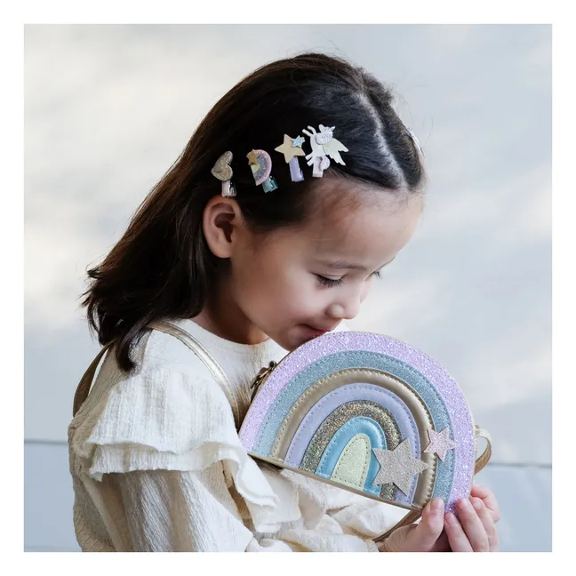 Confezione da 8 mini barrette Unicorno | Dorato