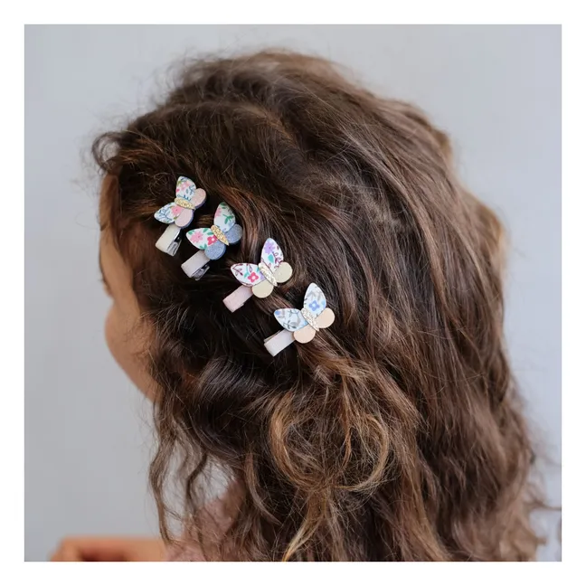 Lot 8 Mini Barrettes Betty | Beige
