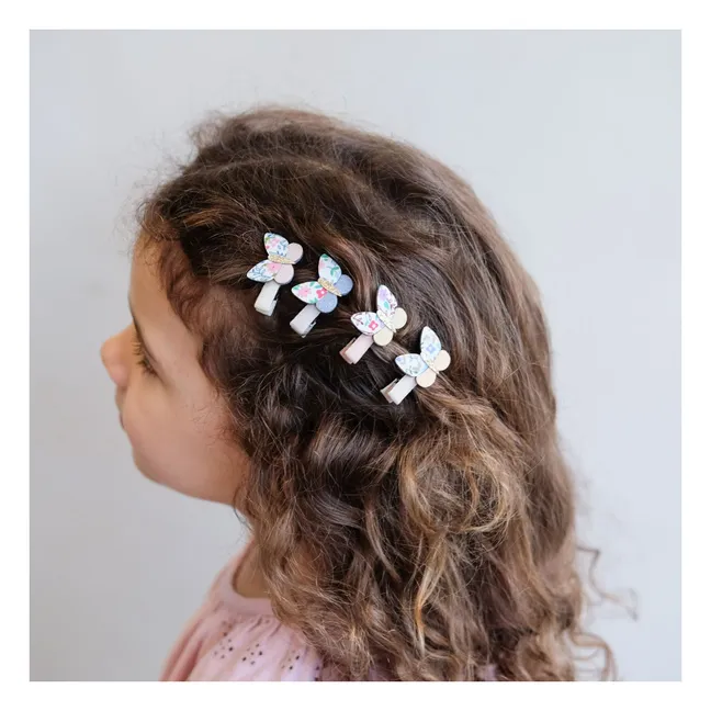 Lot 8 Mini Barrettes Betty | Beige