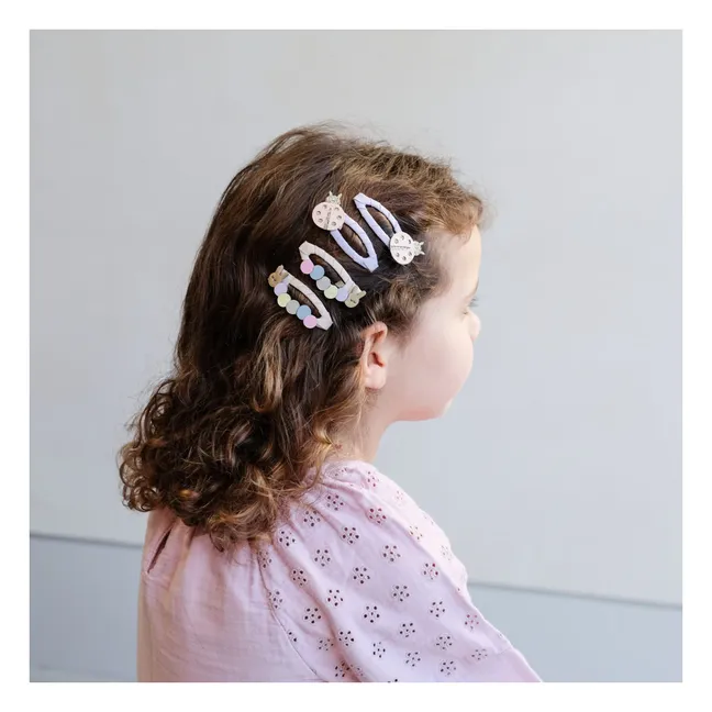Lot 4 Barrettes Coccinelle | Beige