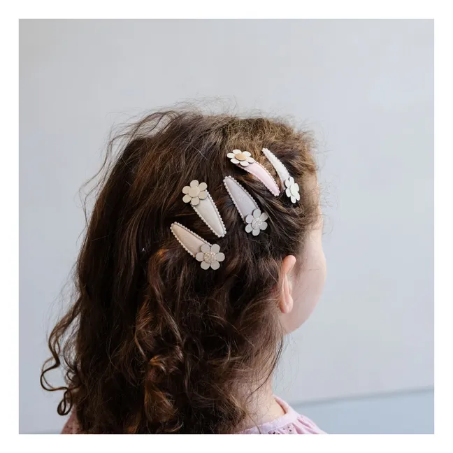 Mabel 4er-Set Haarspangen | Beige