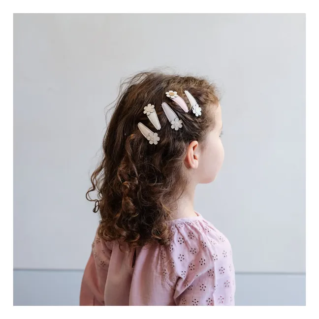 Mabel 4er-Set Haarspangen | Beige