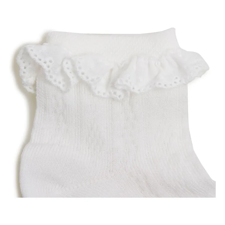 Chaussettes Marie-Antoinette | Blanc- Image produit n°1