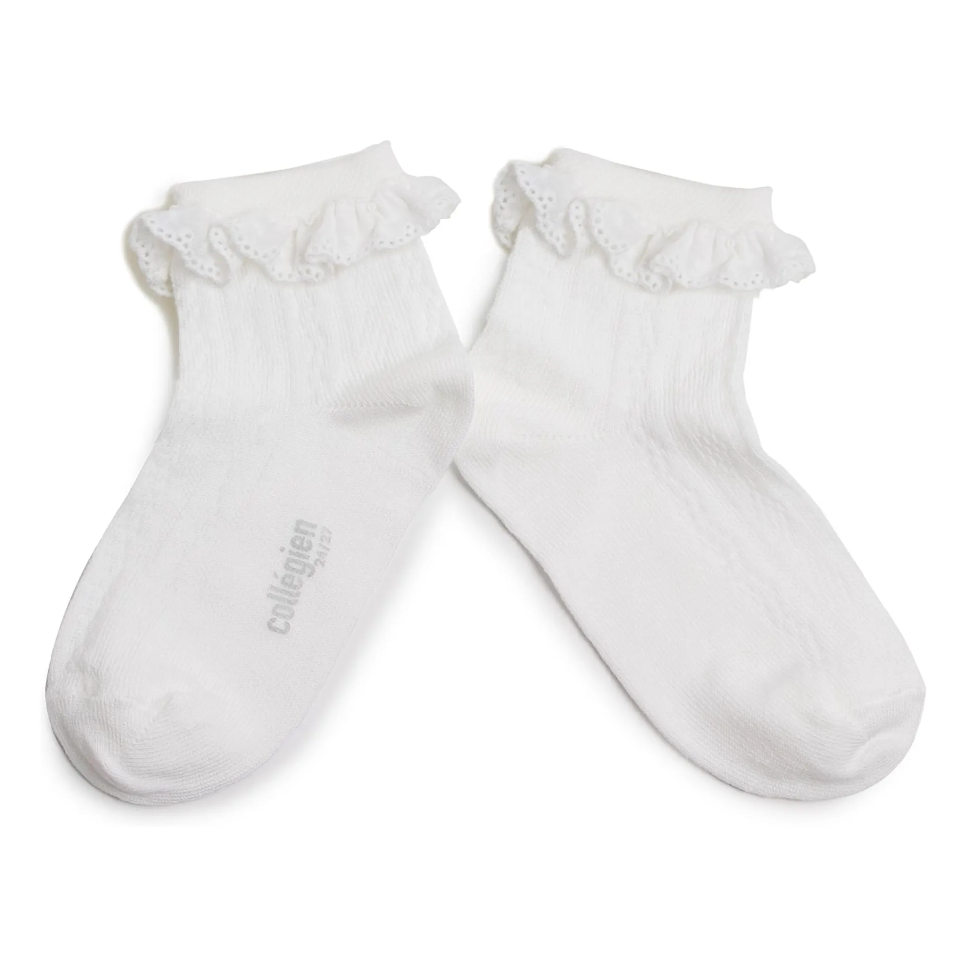 Collégien White Marie-Antoinette Socks
