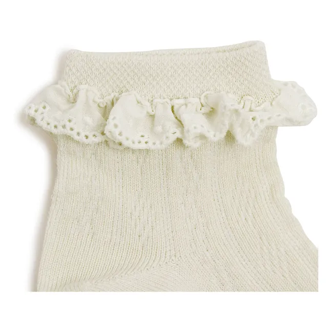 Calcetines María Antonieta | Blanco Roto