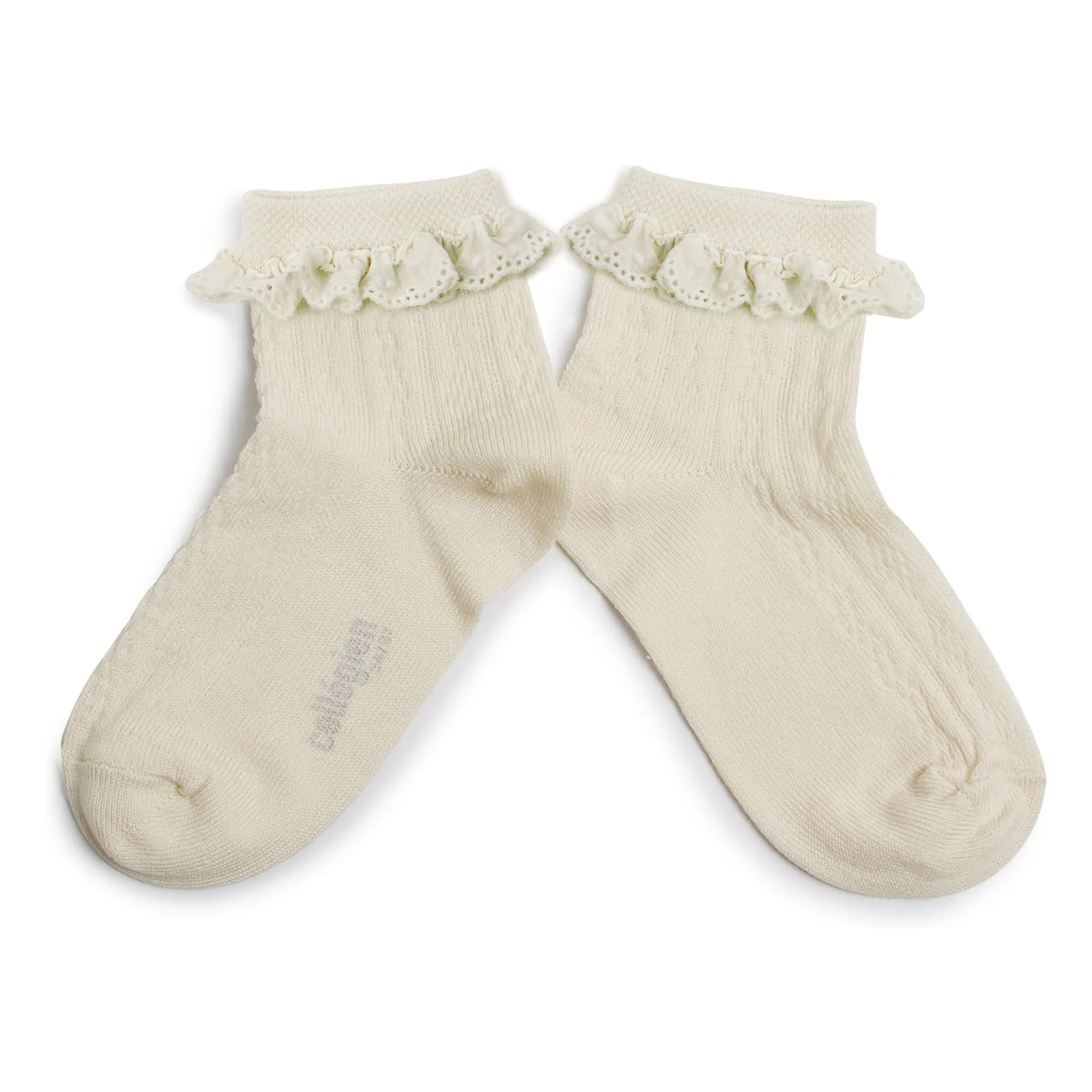 Chaussettes Marie-Antoinette | Blanc cassé- Image produit n°0