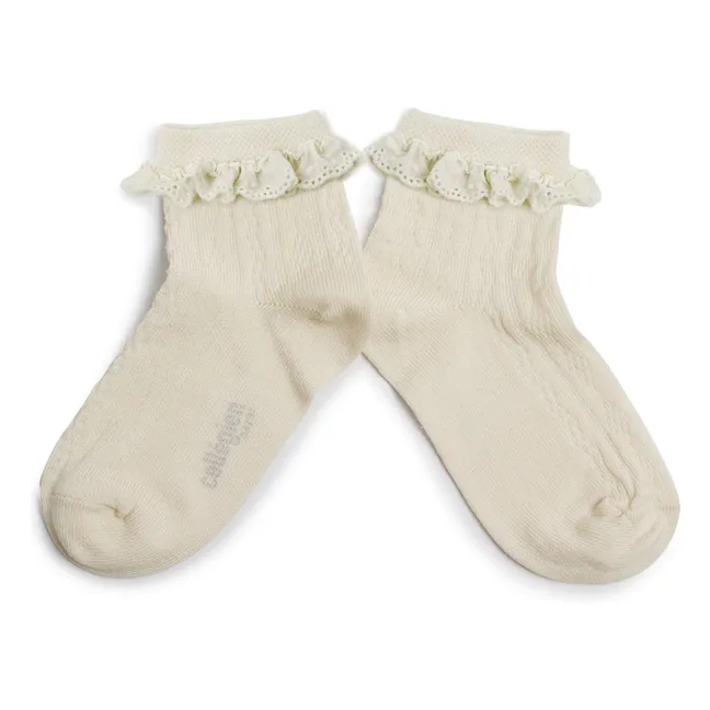 Calcetines María Antonieta | Blanco Roto