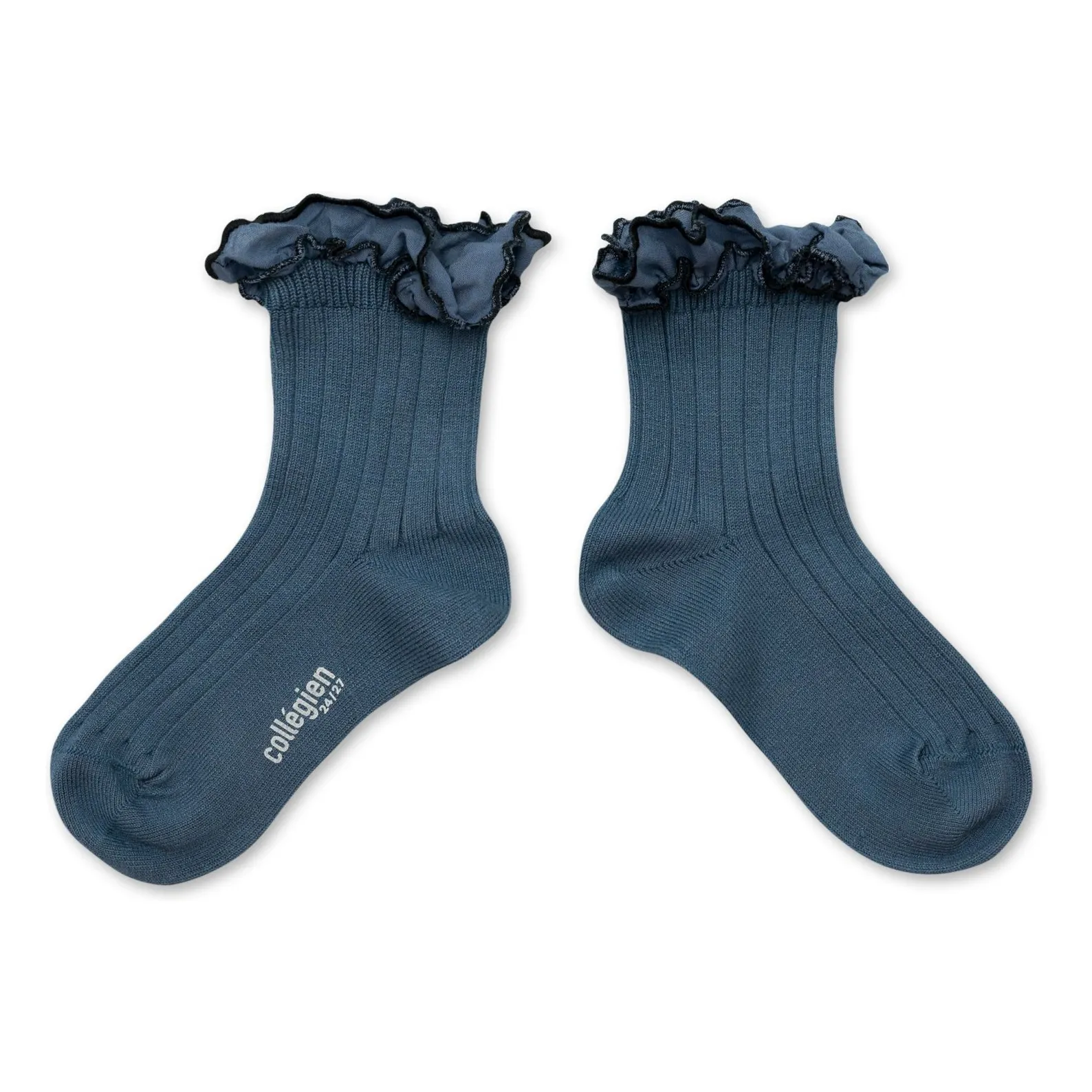 Chaussettes Suzanne | Bleu foncé- Image produit n°1