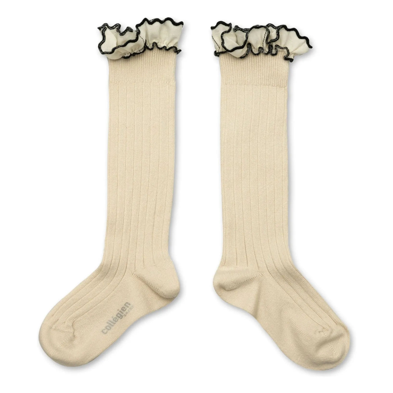 Chaussettes Constance | Blanc cassé- Image produit n°1