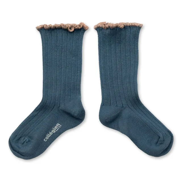 Calze Delphine | Blu scur