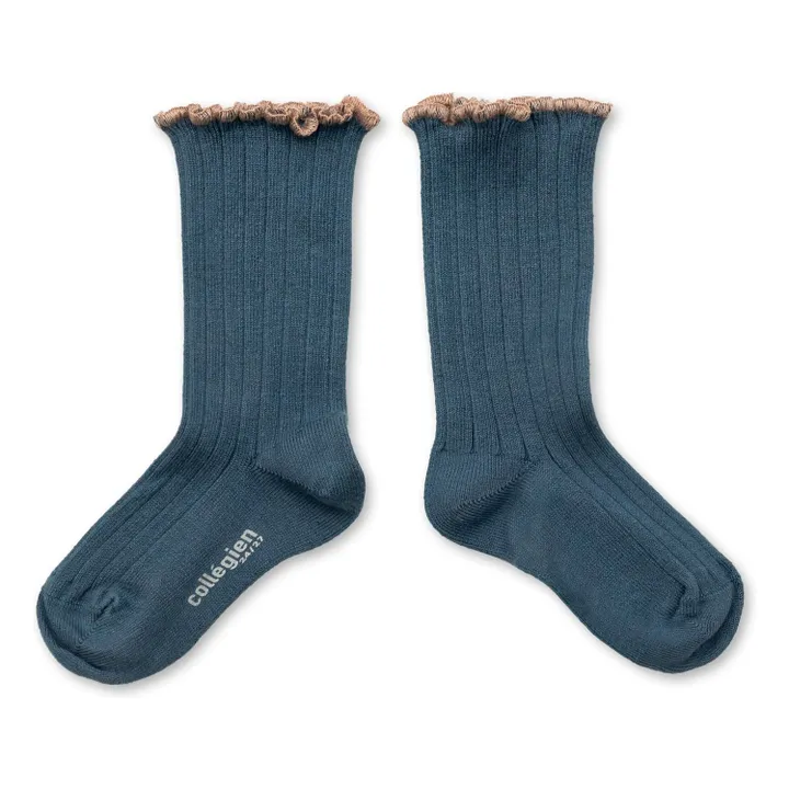Chaussettes Delphine | Bleu foncé- Image produit n°1