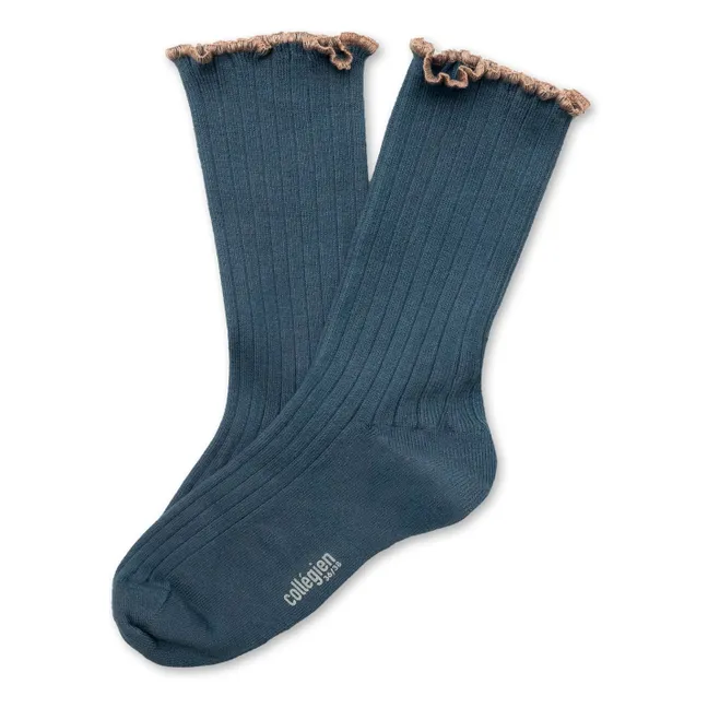 Chaussettes Delphine | Bleu foncé
