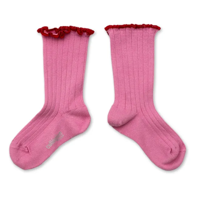 Calze Delphine | Rosa confetto