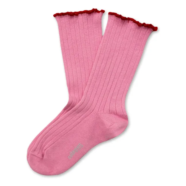Calze Delphine | Rosa confetto