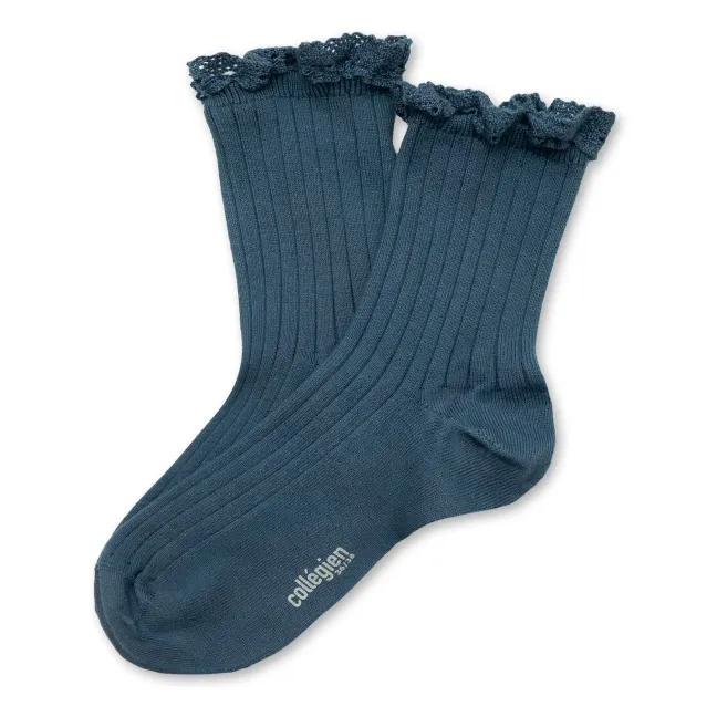 Chaussettes Lili | Bleu foncé