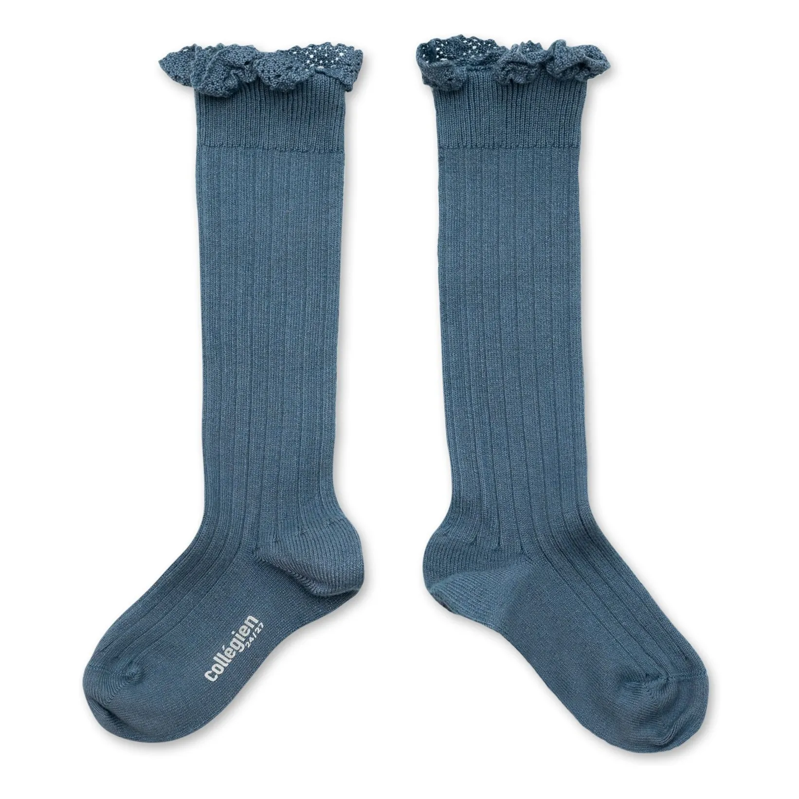Chaussettes Joséphine | Bleu foncé- Image produit n°1
