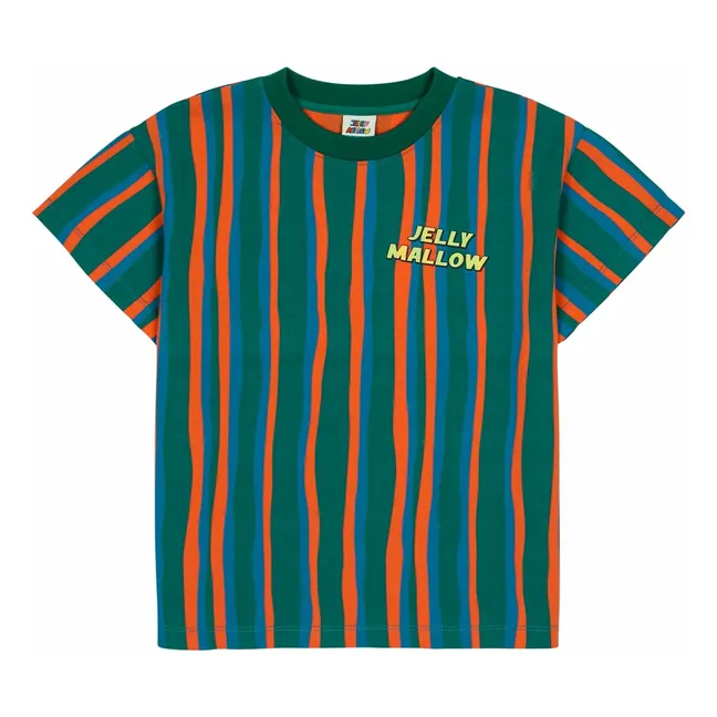 Camiseta de rayas JM | Verde