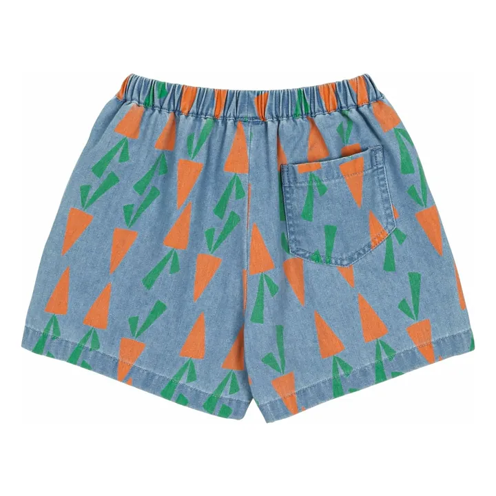 Short Carrot Denim | Bleu jean- Image produit n°1