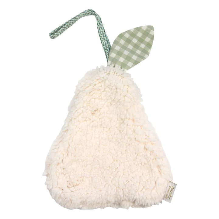 Doudou attache tétine Poire | Sauge- Image produit n°0
