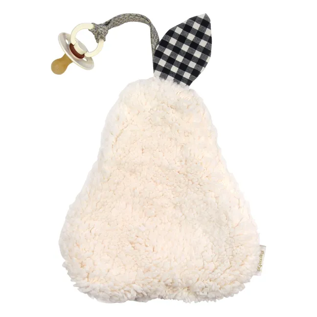 Doudou attache tétine Poire | Noir