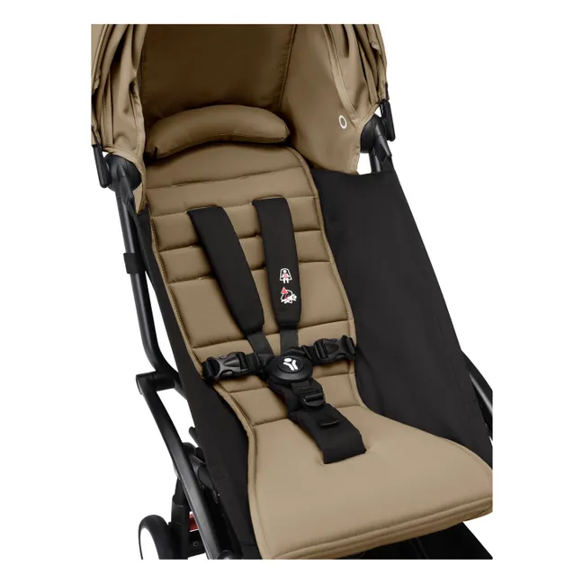 YOYO³ 6+ Silla de Paseo Chasis negro | Caramelo