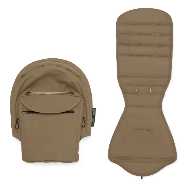 YOYO³ 6+ Silla de Paseo Chasis negro | Caramelo