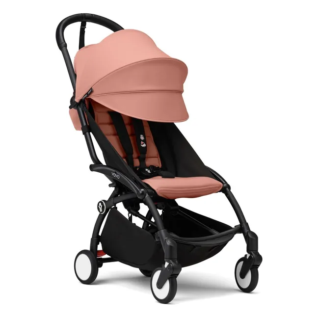 YOYO³ 6+ Silla de Paseo Chasis negro | Ginger