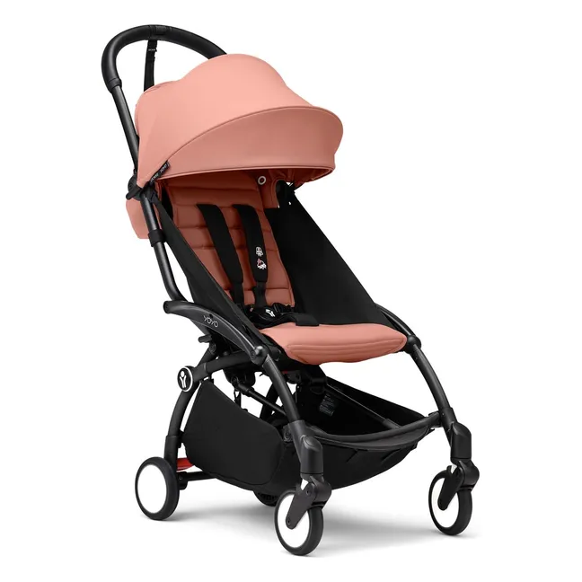 YOYO³ 6+ Silla de Paseo Chasis negro | Ginger