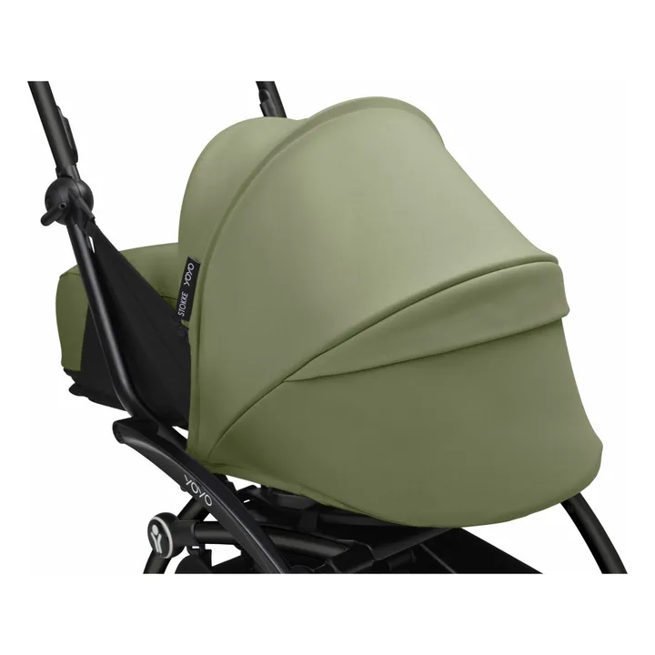 Poussette nouveau-né YOYO³ 0+ Châssis noir | Olive- Image produit n°4
