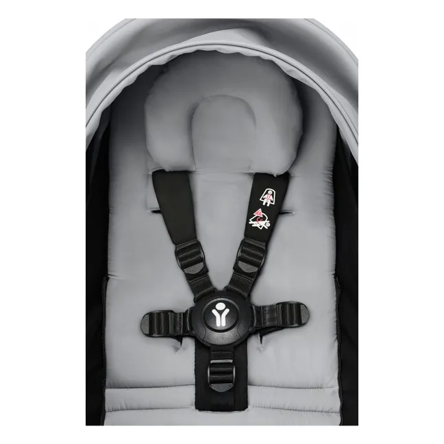 Silla de paseo para recién nacidos YOYO³ 0+ Chasis negro | Stone