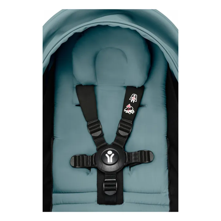 Poussette nouveau-né YOYO³ 0+ Châssis noir | Aqua- Image produit n°4