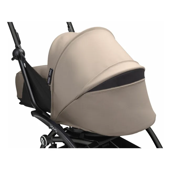 YOYO³ 0+ newborn stroller Black frame | Taupe brown