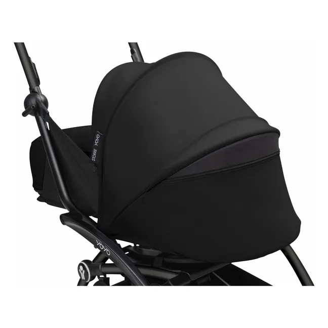 Silla de paseo para recién nacidos YOYO³ 0+ Chasis negro | Negro